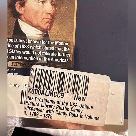 Pez Presidents Diapensers Limited Edition Education Series Volume 1 - 1789-1835 - Picture 3 of 4